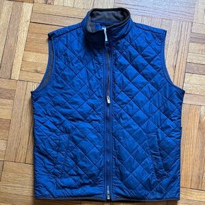 Peter Millar Navy Quilted Vest
